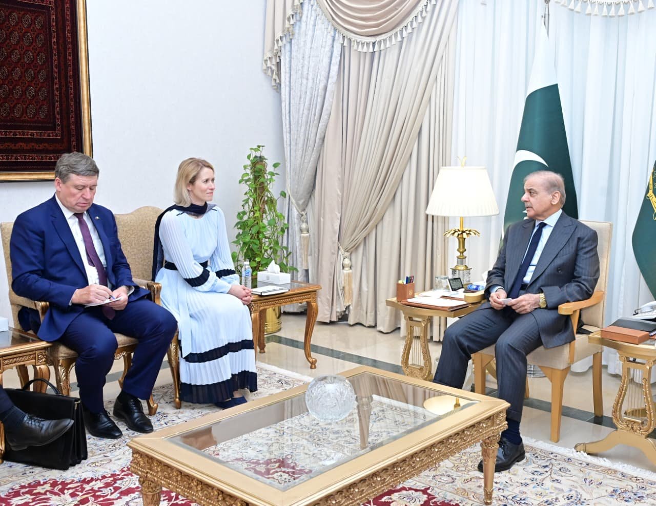 PM Shehbaz, EU’s Kaja Kallas Agree to Deepen Strategic Partnership; EU Praises Pakistan’s Role in Regional Peace Efforts